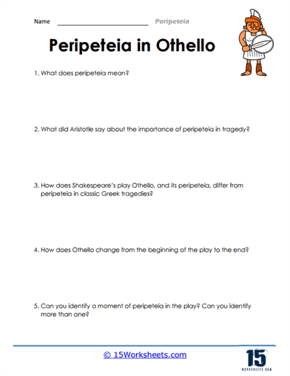 Deciphering Othello Worksheet