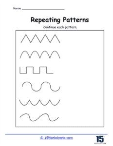 Repeating Patterns Worksheets - 15 Worksheets.com