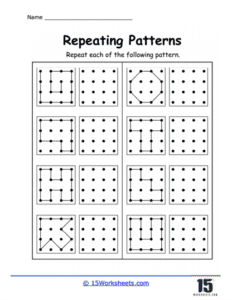 Repeating Patterns Worksheets - 15 Worksheets.com