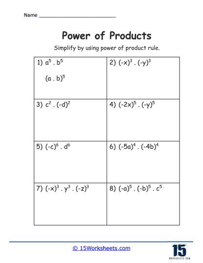 Exponential Synergy Worksheet