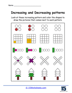 Increasing and Decreasing Patterns Worksheets - 15 Worksheets.com
