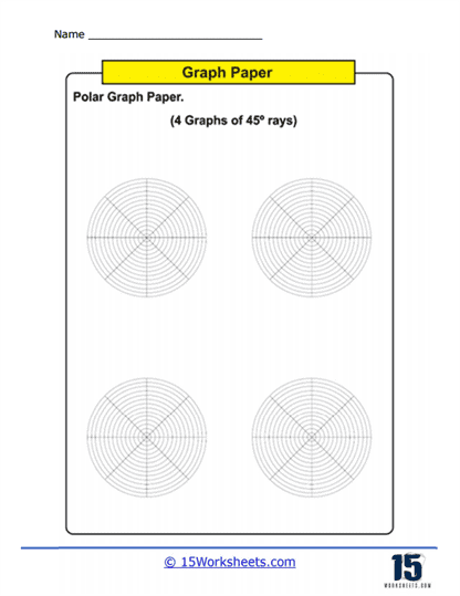 Quadrant Quartet Graph Paper