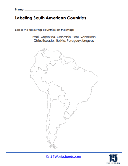 South America's Tapestry Worksheet