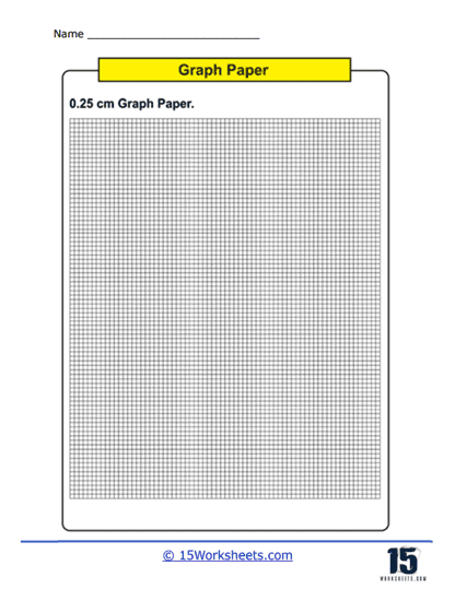Pixel Precision Pad Graph Paper