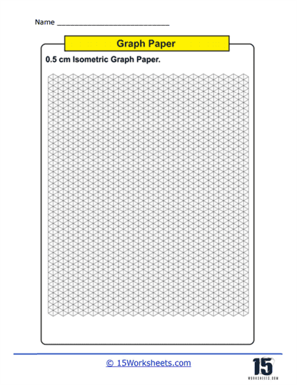 Dimension Weaver's Grid Graph Paper