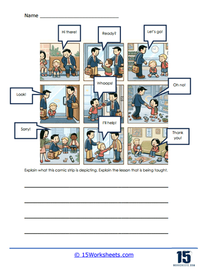 Mishap and Manners Worksheet