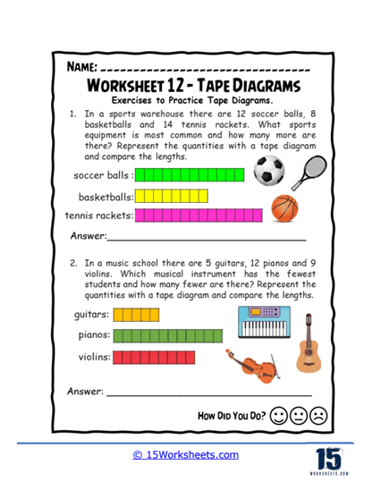 Sports and Strings Worksheet