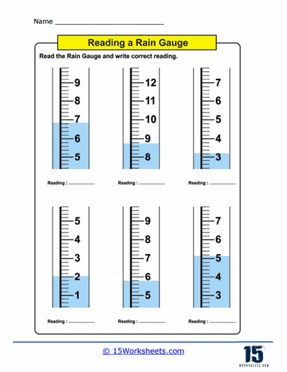 Precipitation Calculator Worksheet