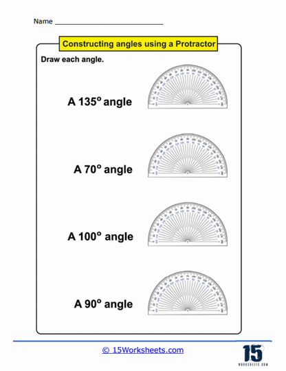 Angle Artistry Worksheet