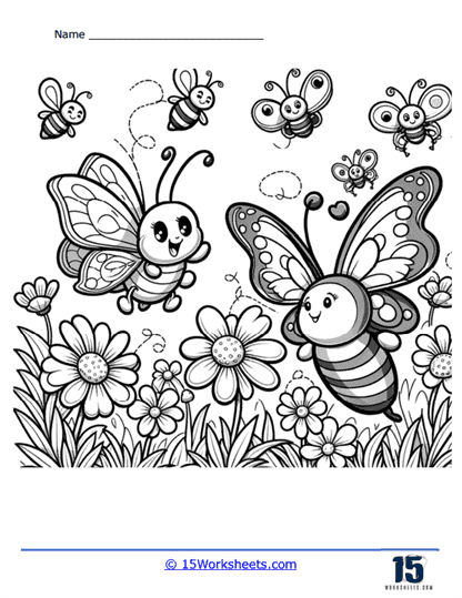 Busy Lives Coloring Page