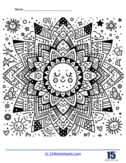 All Smiles Coloring Page