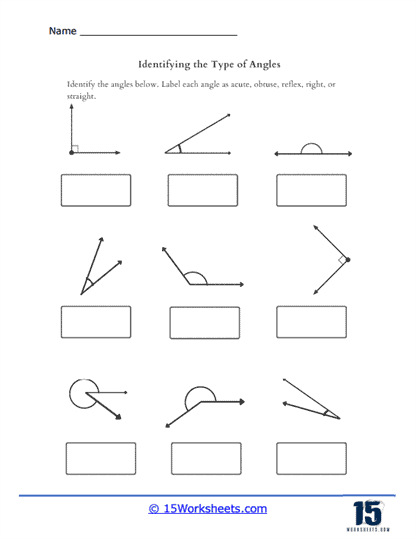 Classifying Angles Worksheets - 15 Worksheets.com