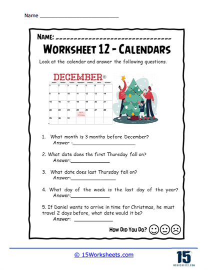 Holiday Helpers Worksheet