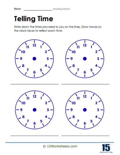 Clockwork Puzzle Worksheet