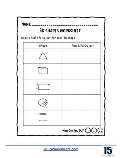 Shape Hunt Worksheet