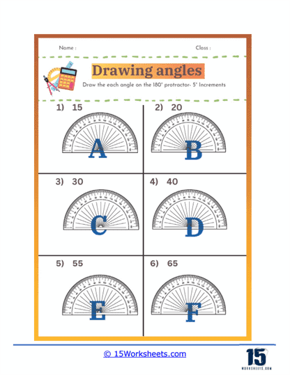 Angle Worksheets