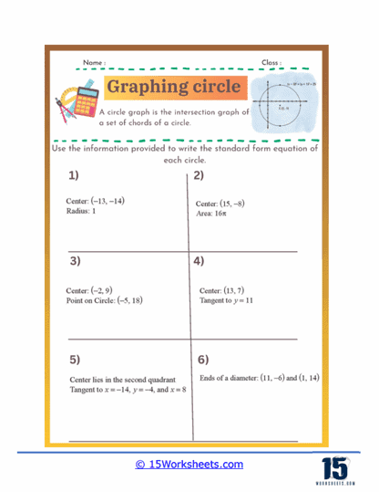 Radius Riddle Worksheet