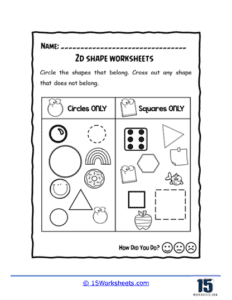 Two Dimensional Shapes Worksheets - 15 Worksheets.com