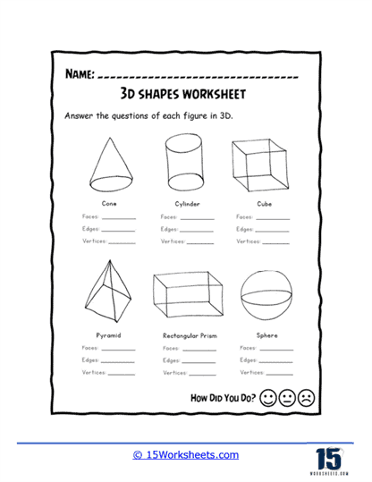 Shape Sheriff Worksheet