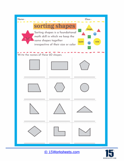 Name That Shape Worksheet