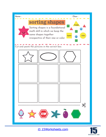 Series Shapes Worksheet