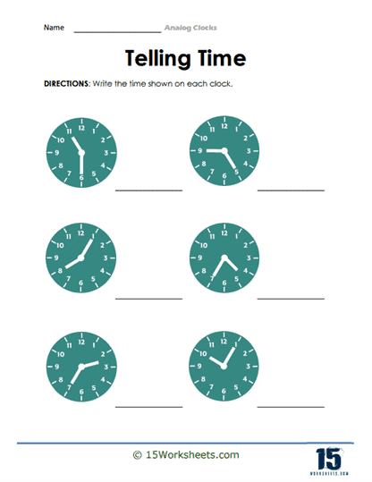 Second Sense Worksheet