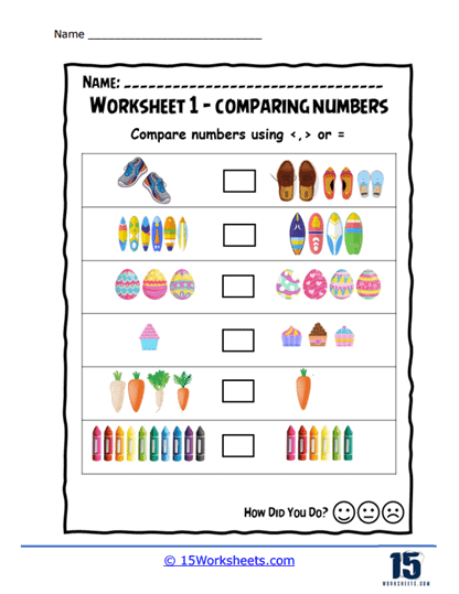 Picture Compare Worksheet