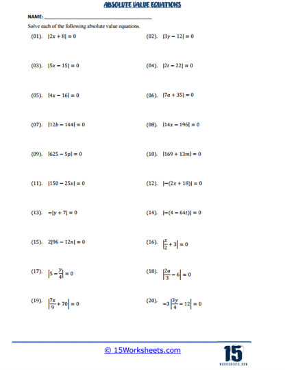 Zero Quest Worksheet