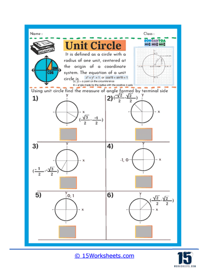 Circle Navigator Worksheet