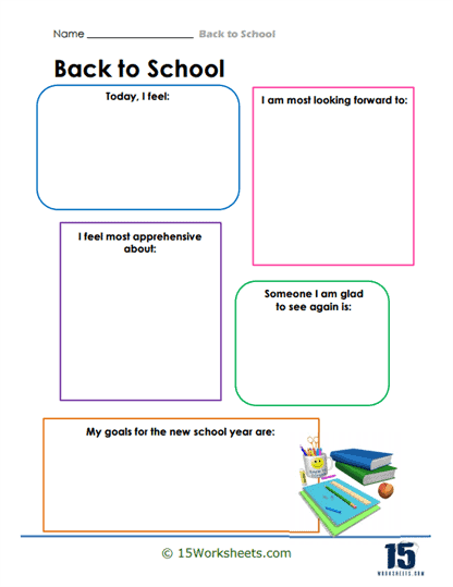 First Day Reflections Worksheet