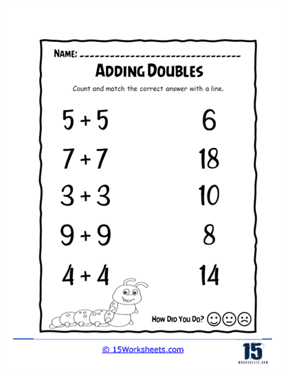 Double Dash Worksheet