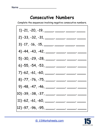 Negative Path Worksheet