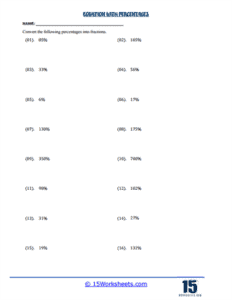 percent equation worksheet math methods math... Equations with Percentages Worksheets - 15 Worksheets.com