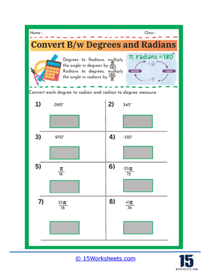 Angle Shifter Worksheet