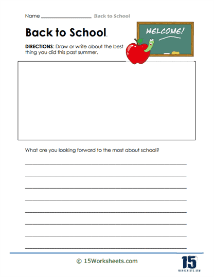 Summer Memories Worksheet