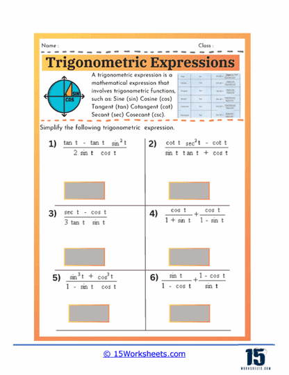 Function Twist Worksheet