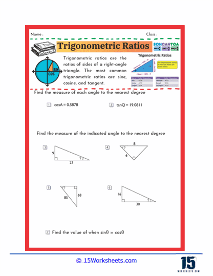 Degree Finder Worksheet