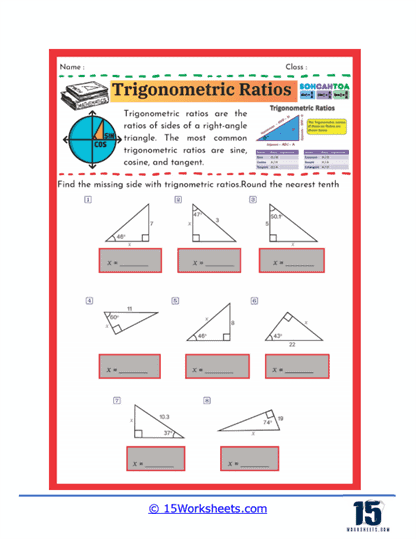 Triangle Tracker Worksheet