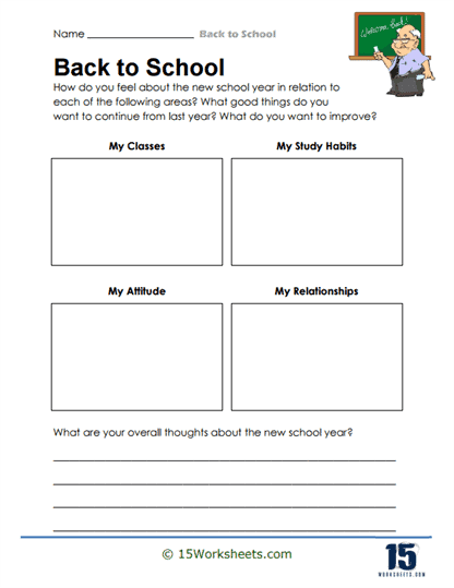 Reflect and Set Goals Worksheet