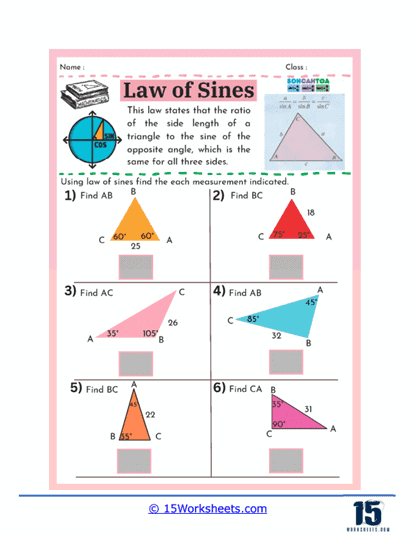 Angle Analyzer Worksheet