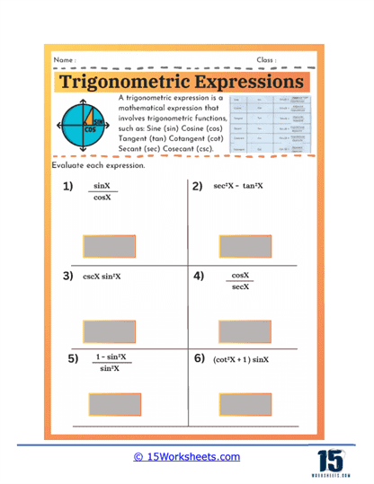 Function Frenzy Worksheet