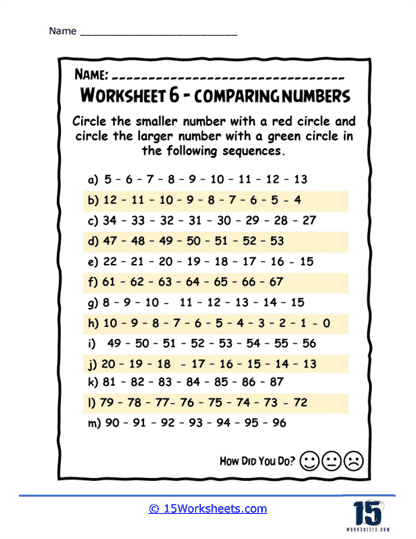 Circle Challenge Worksheet