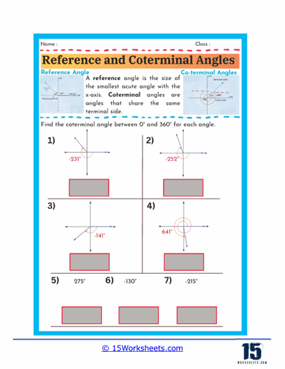 Spin Finder Worksheet