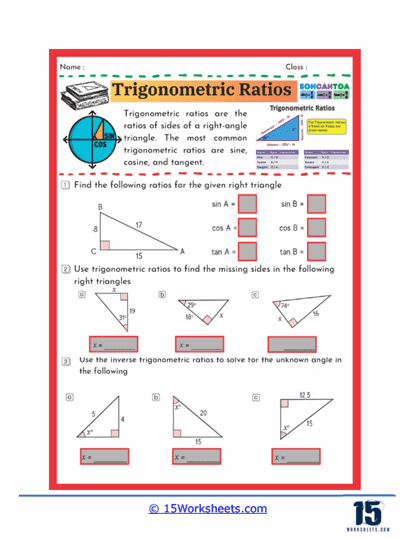 Triangle Tactics Worksheet