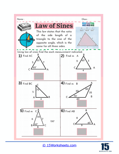 Triangle Trek Worksheet