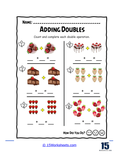 Sweet Doubles Worksheet