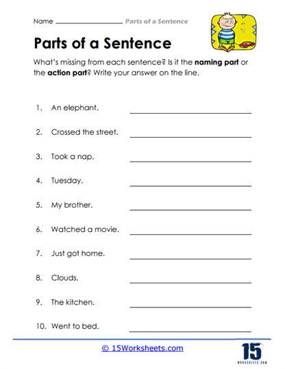 Clause Crew Worksheet