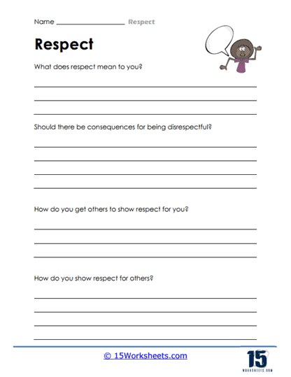 Value Reflection Worksheet