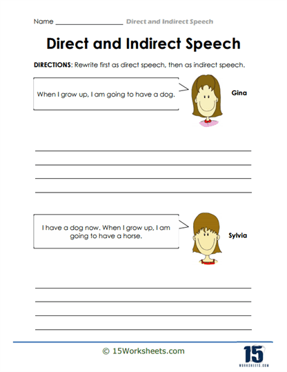 Statement Shifts Worksheet