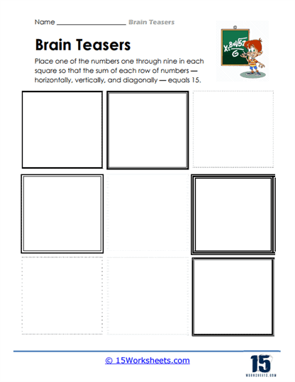 Magic Grid Worksheet